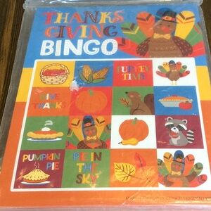 FREE W/Purchase Thanksgiving Bingo Game